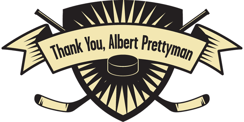 Thank you Albert Prettyman Hockey Logo